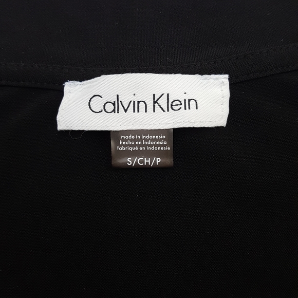 CALVIN KLEIN Sleeveless Floral Mesh Shoulder Top - Picture 6 of 9